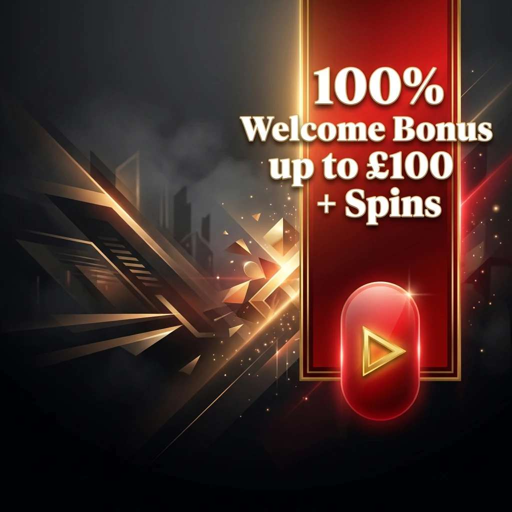 100% Welcome Bonus up to £100 + Spins